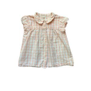 Unit Kids (El Corte Ingles) Checkered Pink Top